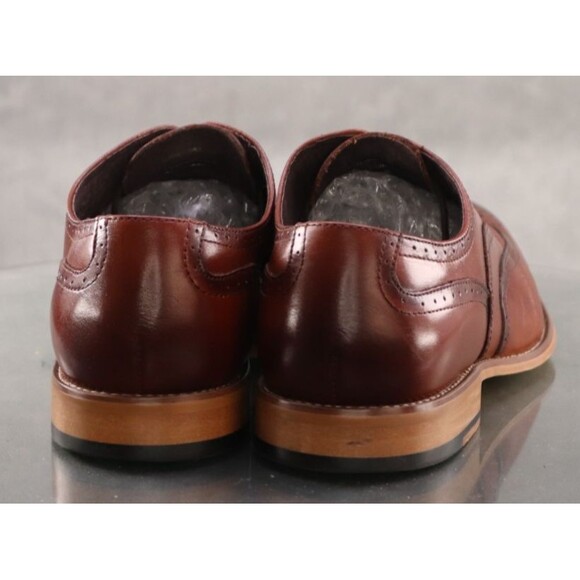 Stacy Adams Dunber $130 Men\'s Wingtip Oxfords Dress Shoes Size 11.5 M Leather